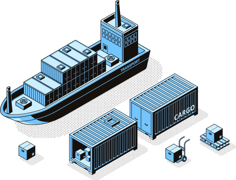 حمل و نقل دریایی بین المللی ارسال بار با کشتی