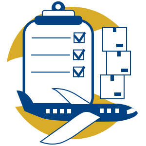 مراحل حمل و نقل هوایی کالا