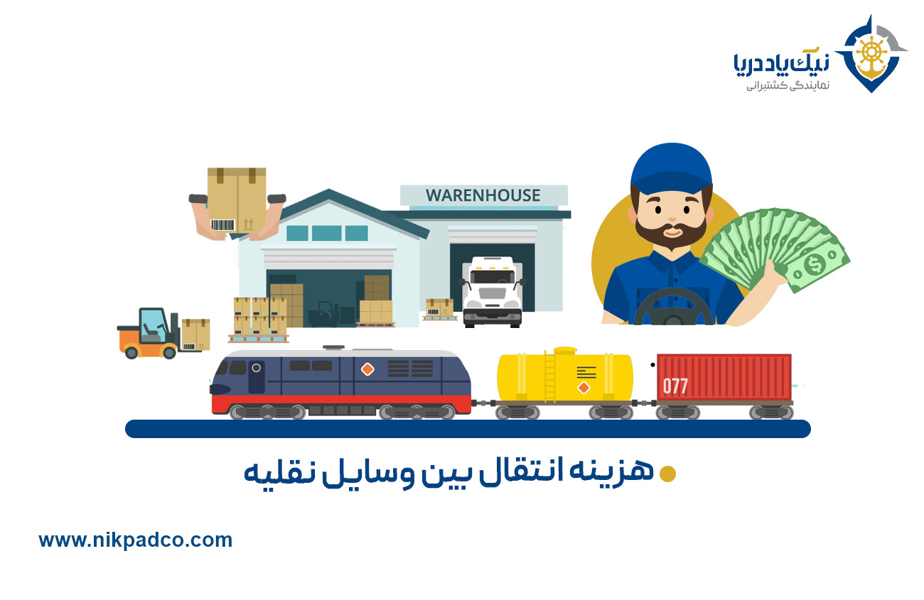 هزینه انتقال بین وسایل نقلیه