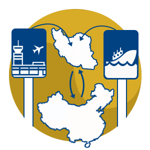 مهم‌ترین بنادر و فرودگاه‌های ایران در تجارت با چین